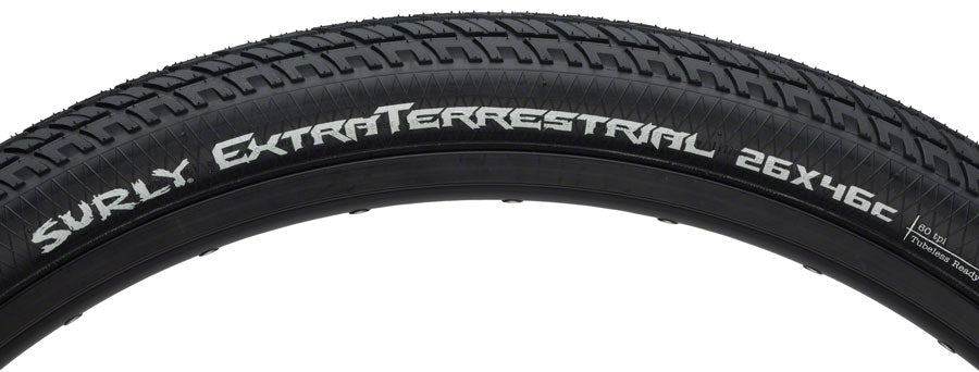 TR0804.jpg: Image for Surly ExtraTerrestrial Tire - 26 x 46c, Tubeless, Folding, Black, 60tpi