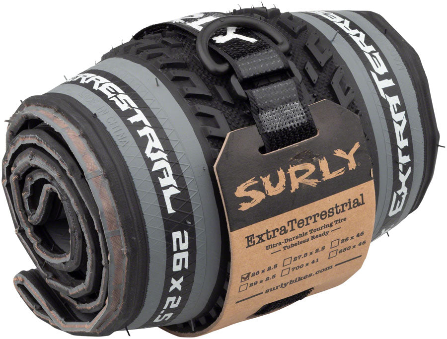 TR1260-04.jpg: Image for Surly ExtraTerrestrial Tire - 26 x 2.5, Tubeless, Folding, Black/Slate, 60tpi