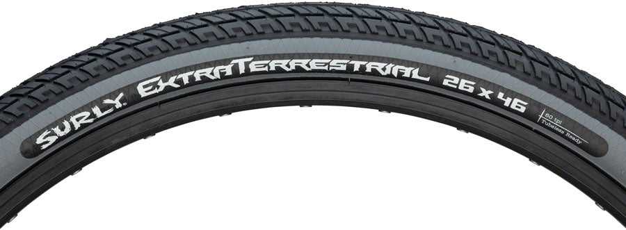 TR1261-02.jpg: Image for Surly ExtraTerrestrial Tire - 26 x 46c, Tubeless, Folding, Black/Slate, 60tpi
