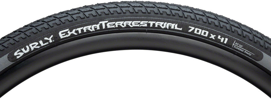 TR1262-02.jpg: Image for Surly ExtraTerrestrial Tire - 700 x 41, Tubeless, Folding, Black/Slate, 60tpi