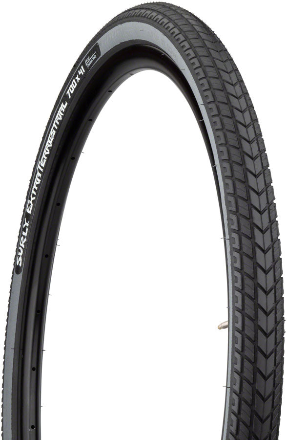 TR1262.jpg: Image for Surly ExtraTerrestrial Tire - 700 x 41, Tubeless, Folding, Black/Slate, 60tpi
