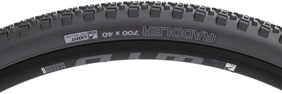 TR1543-01.jpg: Image for WTB Raddler Tire - 700 x 40, TCS Tubeless, Folding, Black, Light, Fast Rolling