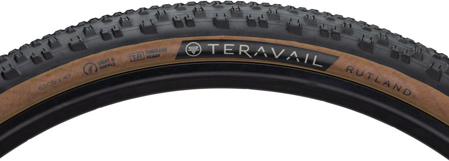 TR2677-02.jpg: Image for Teravail Rutland Tire - 650b x 47, Tubeless, Folding, Tan, Light and Supple