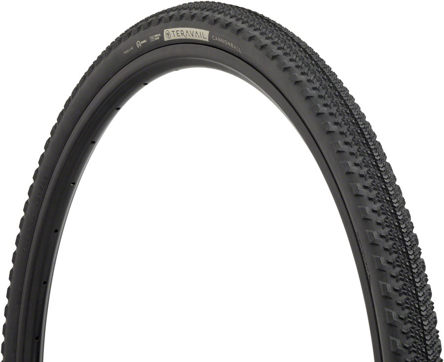 TR2681-03.jpg: Image for Teravail Cannonball Tire - 700 x 42, Tubeless, Folding, Black, Durable