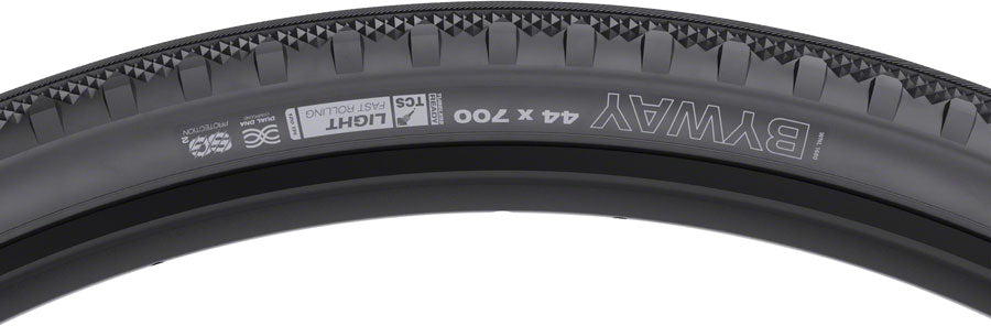 TR3070-01.jpg: Image for WTB Byway Tire - 700 x 44, TCS Tubeless, Folding, Black, Light, Fast Rolling, SG2