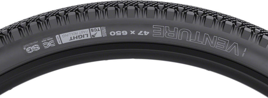 TR3072-01.jpg: Image for WTB Venture Tire - 650 x 47, TCS Tubeless, Folding, Black, Light, Fast Rolling, SG2