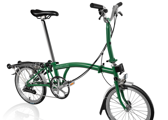 2023 C-Line Explore Mid Bar (M6R) Racing Green w/ Rack, Marathon tires